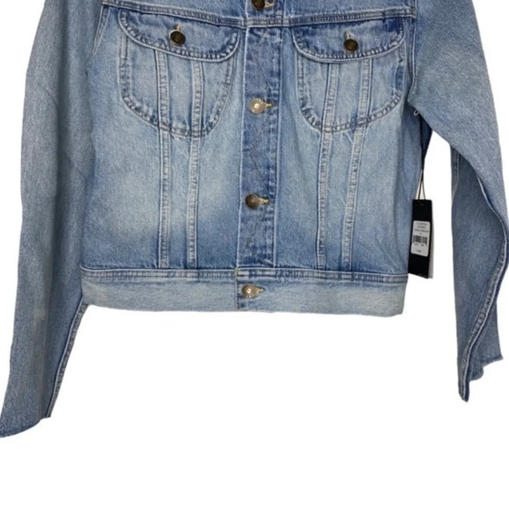 Re/Done 70s Rodeo Retro Denim Jacket Light Worn 9 NWT Vintage Vibe - Picture 9 of 16